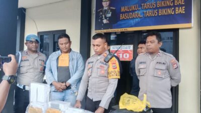 Polsek Sirimau Ungkap Pencurian Belasan HP dan MacBook di Gudang Perusahaan