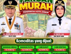Peringati Hari Pangan, Pemkot Ambon Gelar Gerakan Pangan Murah